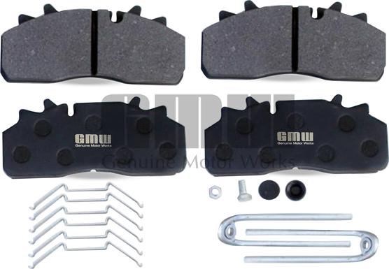 GMW BDP29159DF - Brake Pad Set, disc brake car-mod.net