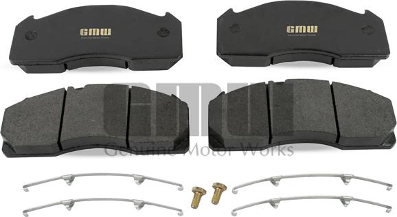 GMW BDP29125VV - Brake Pad Set, disc brake car-mod.net