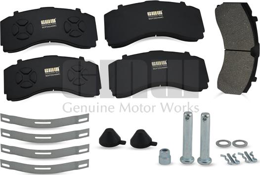 GMW BDP29246MC - Brake Pad Set, disc brake car-mod.net