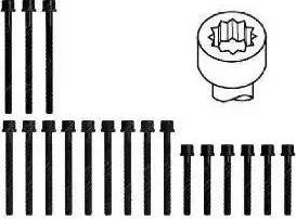 Goetze 22-39034B - Bolt Kit, cylinder head car-mod.net