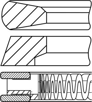 Goetze Engine 08-451200-00 - Piston Ring Kit car-mod.net