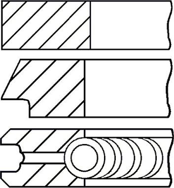 Goetze Engine 08-436500-00 - Piston Ring Kit car-mod.net