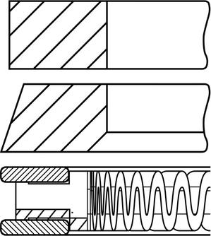 Goetze Engine 08-448900-00 - Piston Ring Kit car-mod.net