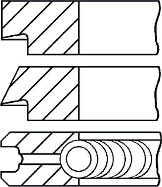 Goetze Engine 08-438300-00 - Piston Ring Kit car-mod.net