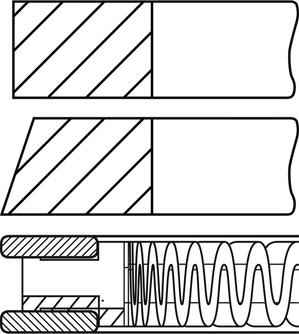 Goetze Engine 08-429900-00 - Piston Ring Kit car-mod.net