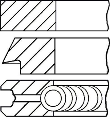 Goetze Engine 08-432200-00 - Piston Ring Kit car-mod.net