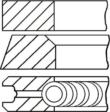 Goetze Engine 08-405500-10 - Piston Ring Kit car-mod.net