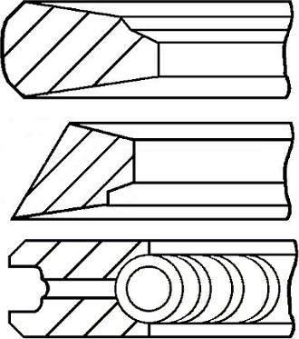 Goetze Engine 08-155600-10 - Piston Ring Kit car-mod.net