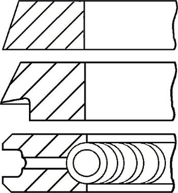 Goetze Engine 08-109400-10 - Piston Ring Kit car-mod.net