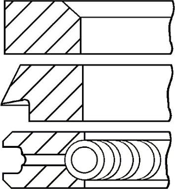 Goetze Engine 08-109700-00 - Piston Ring Kit car-mod.net