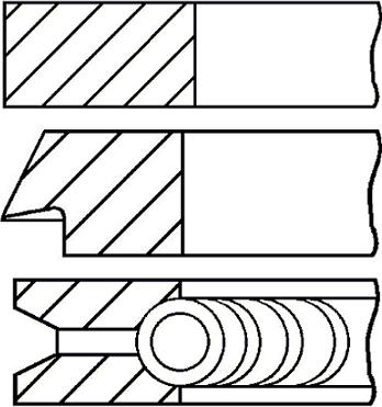 Goetze Engine 08-373200-00 - Piston Ring Kit car-mod.net
