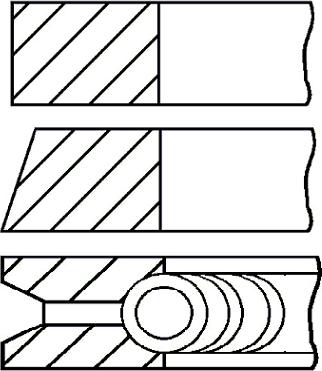 Goetze 0610310700 - Piston Ring Kit car-mod.net