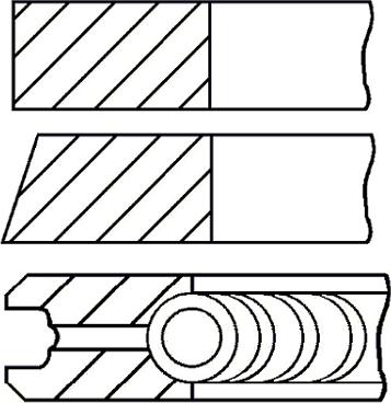 Goetze Engine 08-373600-00 - Piston Ring Kit car-mod.net