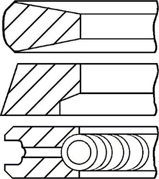 Goetze Engine 08-289300-00 - Piston Ring Kit car-mod.net