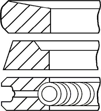 Goetze Engine 08-422800-00 - Piston Ring Kit car-mod.net