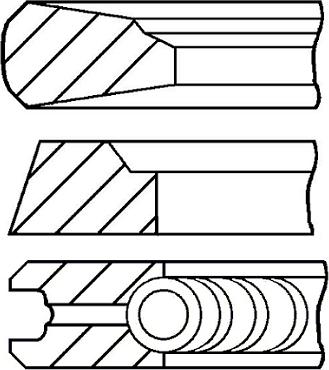 Goetze Engine 08-112100-00 - Piston Ring Kit car-mod.net