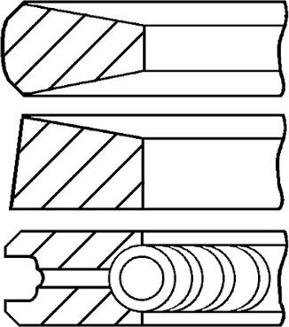 Goetze Engine 08-444700-00 - Piston Ring Kit car-mod.net
