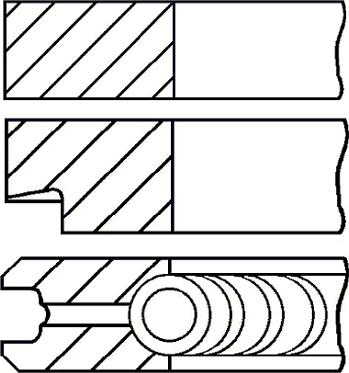 Goetze Engine 08-137600-00 - Piston Ring Kit car-mod.net
