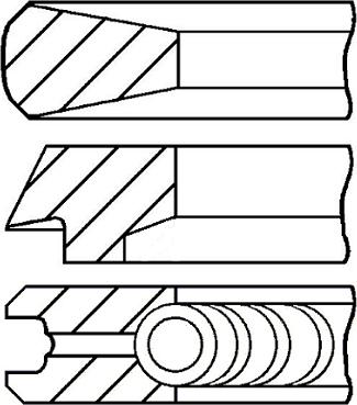 Goetze Engine 08-122000-00 - Piston Ring Kit car-mod.net