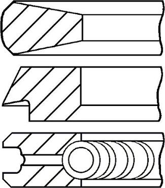 Goetze Engine 08-431100-00 - Piston Ring Kit car-mod.net