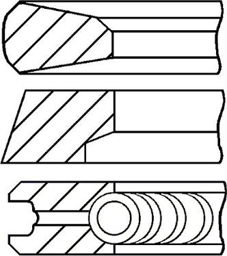 Goetze Engine 08-445200-00 - Piston Ring Kit car-mod.net