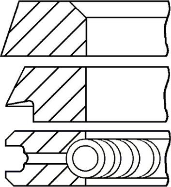 Goetze Engine 08-399100-00 - Piston Ring Kit car-mod.net