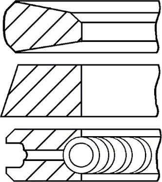 Goetze Engine 08-432500-00 - Piston Ring Kit car-mod.net