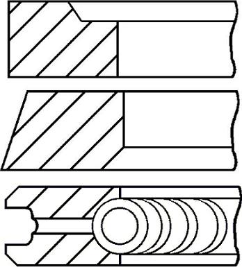 Goetze Engine 08-421000-00 - Piston Ring Kit car-mod.net