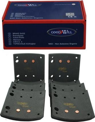 GoodWill 5-11001 F - Drum Brake Shoe Set car-mod.net
