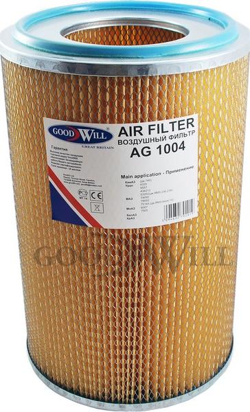 GoodWill AG 1004 - Engine Air Filter car-mod.net