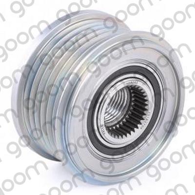GOOM AP-0017 - Pulley, alternator, freewheel clutch car-mod.net