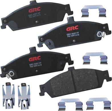 GRC GCD752 - Brake Pad Set, disc brake car-mod.net