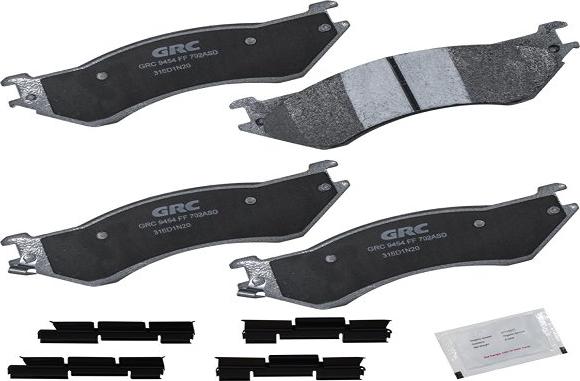 GRC GPRD702ASD - Brake Pad Set, disc brake car-mod.net