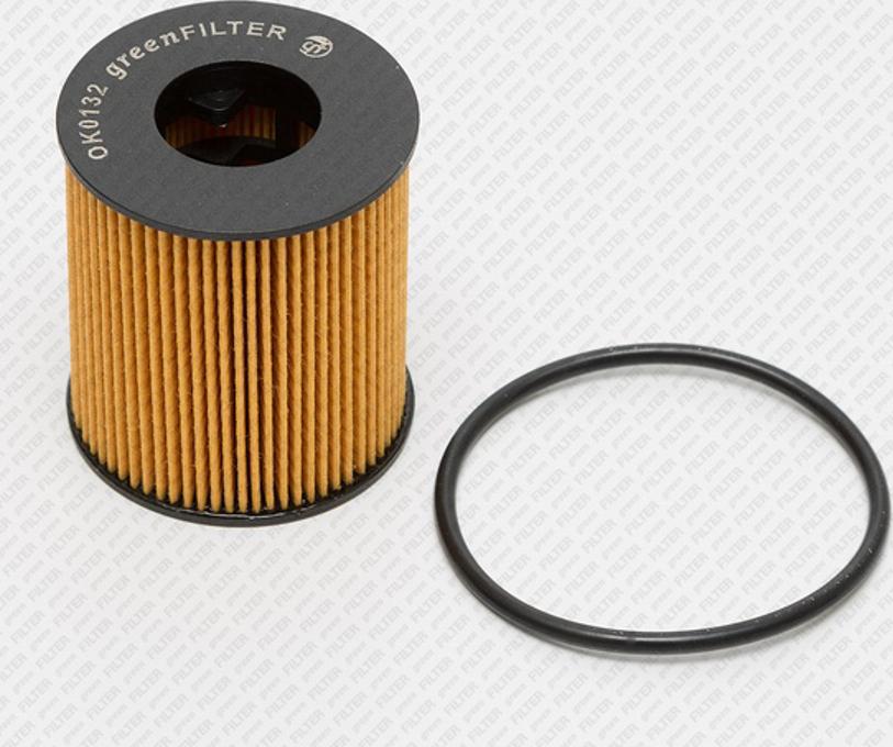 Green Filter OK0132 - Oil Filter car-mod.net
