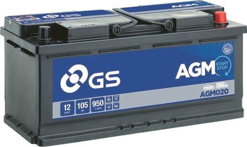 GS AGM020 - Starter Battery car-mod.net