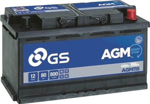 GS AGM115 - Starter Battery car-mod.net