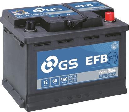 GS EFB027 - Starter Battery car-mod.net