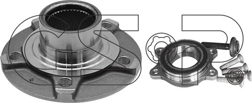 GSP 9442001K - Wheel Hub car-mod.net