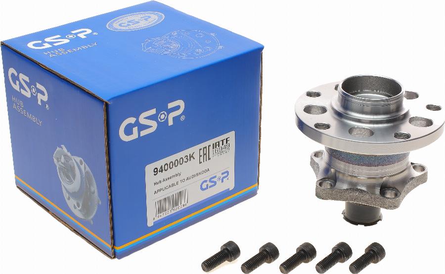 GSP 9400003K - Bearing Kit, wheel hub car-mod.net