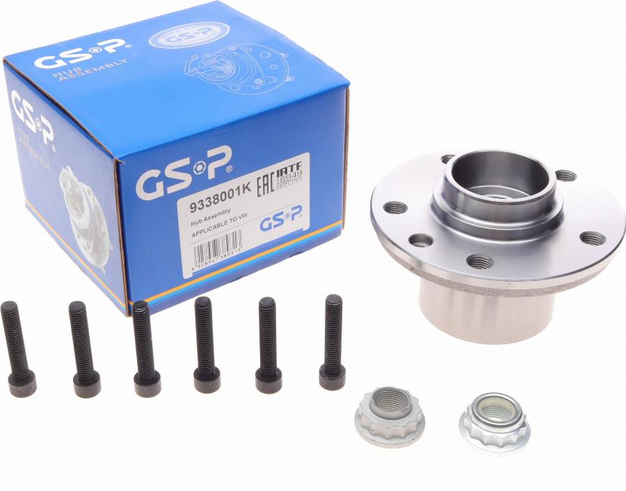 GSP 9338001K - Bearing Kit, wheel hub car-mod.net