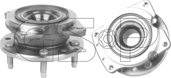 GSP 9333010 - Bearing Kit, wheel hub car-mod.net
