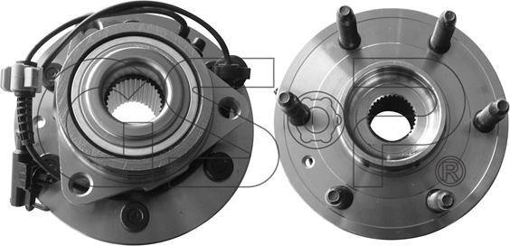 GSP 9333075 - Bearing Kit, wheel hub car-mod.net