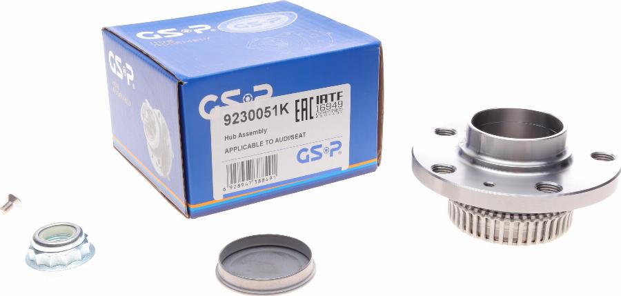 GSP 9230051K - Bearing Kit, wheel hub car-mod.net