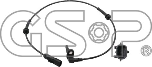 GSP 9A0716 - ABS sensor, wheel speed car-mod.net