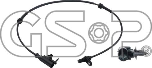 GSP 9A1209 - ABS sensor, wheel speed car-mod.net