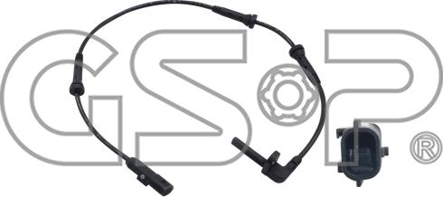 GSP 9A1276 - ABS sensor, wheel speed car-mod.net