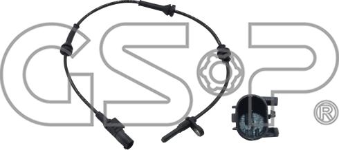 GSP 9A1278 - ABS sensor, wheel speed car-mod.net