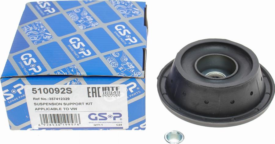 GSP 510092S - Top Strut Mounting car-mod.net