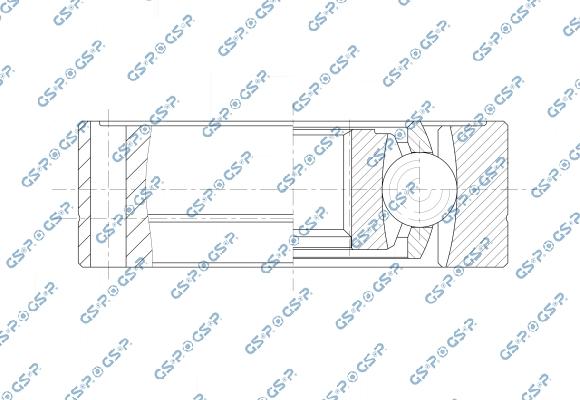 GSP 601752 - CV Joint Kit, drive shaft car-mod.net