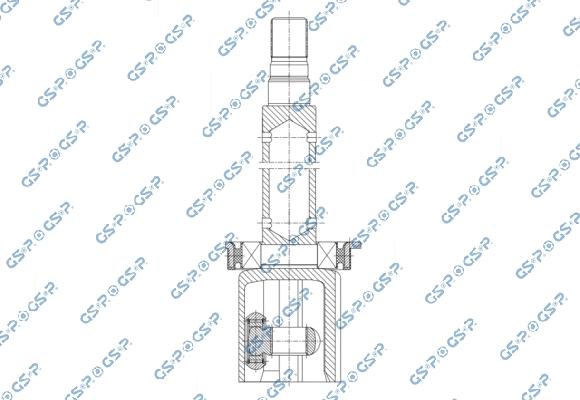 GSP 603286 - CV Joint Kit, drive shaft car-mod.net